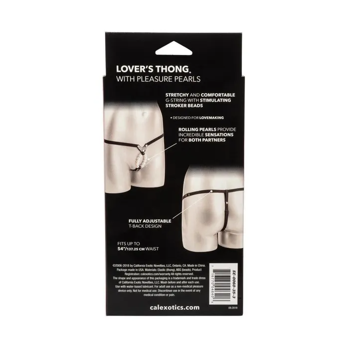 Lovers Thong With Pleasure Pearls | California Exotic Female Sex Toys