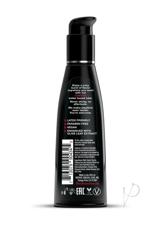 Lubricants | Wicked Aqua Wicked Aqua Water Based Flavored Lubricant Cherry