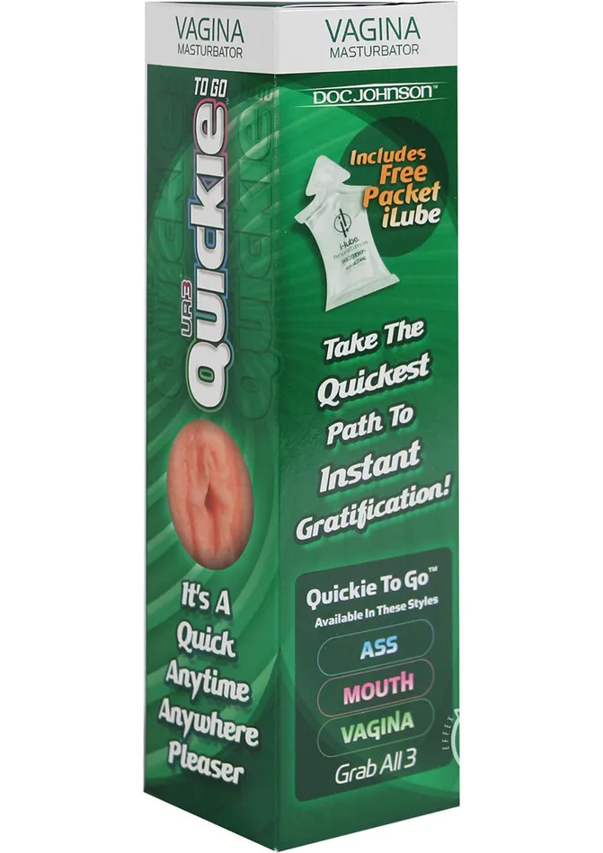 Male Sex Toys | Doc Johnson Quickie to Go Ultraskyn Masturbator - Pussy