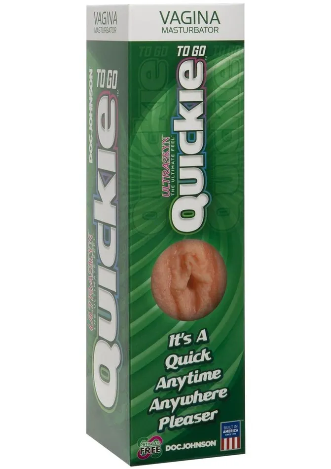 Male Sex Toys | Doc Johnson Quickie to Go Ultraskyn Masturbator - Pussy