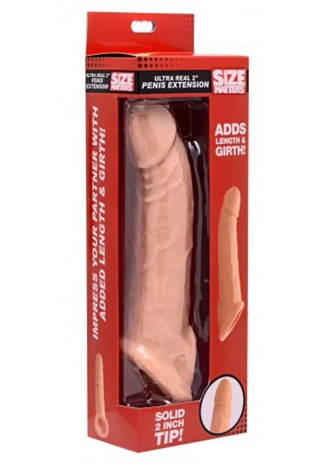 Male Sex Toys | Size Matters Penis Extender Sleeve Realistic - Size Matters Male Sex Toys | Size Matters Penis Extender Sleeve Realistic - Size Matters