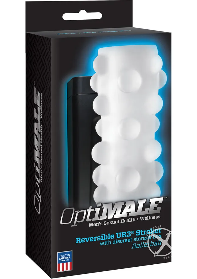 OptiMALE Male Sex Toys | Optimale Rollerball Reversible Ultraskyn Masturbator