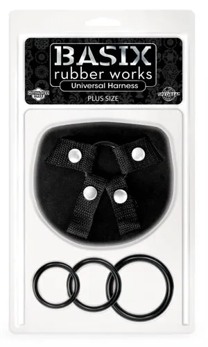 Pipedream Basix Rubber Works Universal Harness - Plus Size | Plus Size