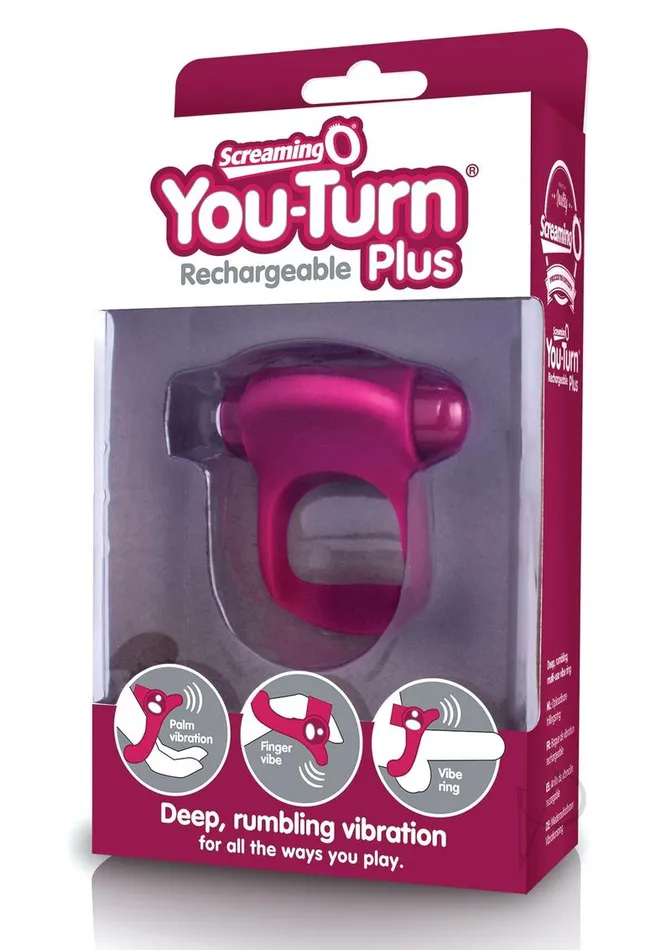 Screaming O Male Sex Toys Charged You Turn Plus Merlot