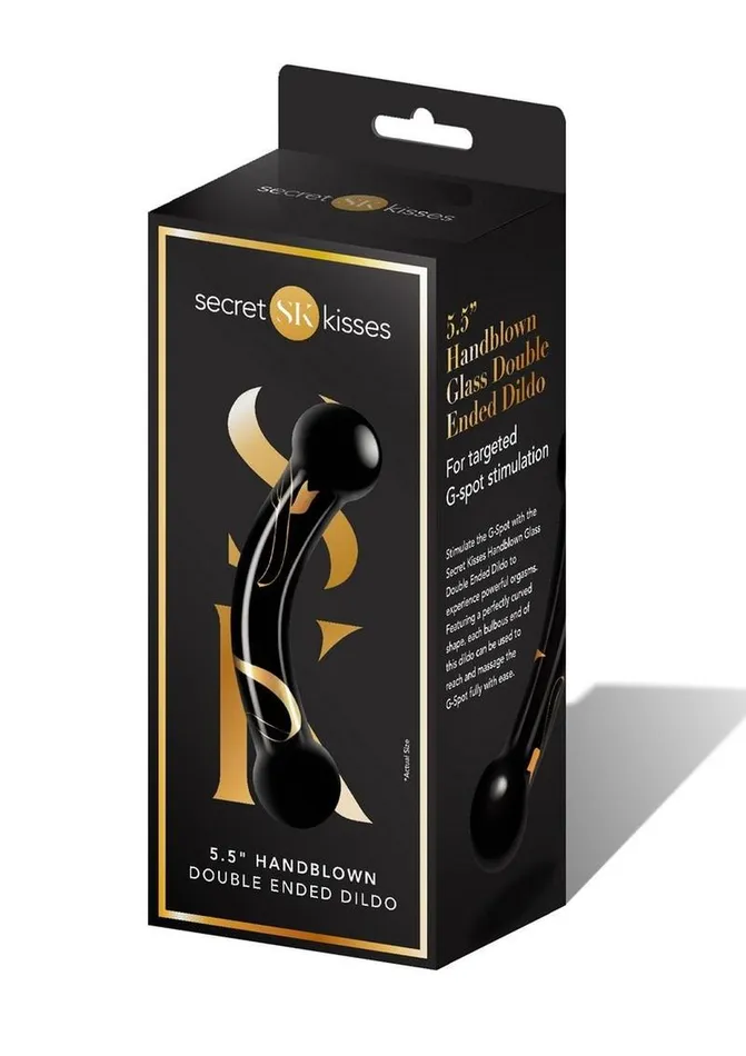 Secret Kisses Dildos | Secret Kisses Handblown Double Ended Glass Dildo