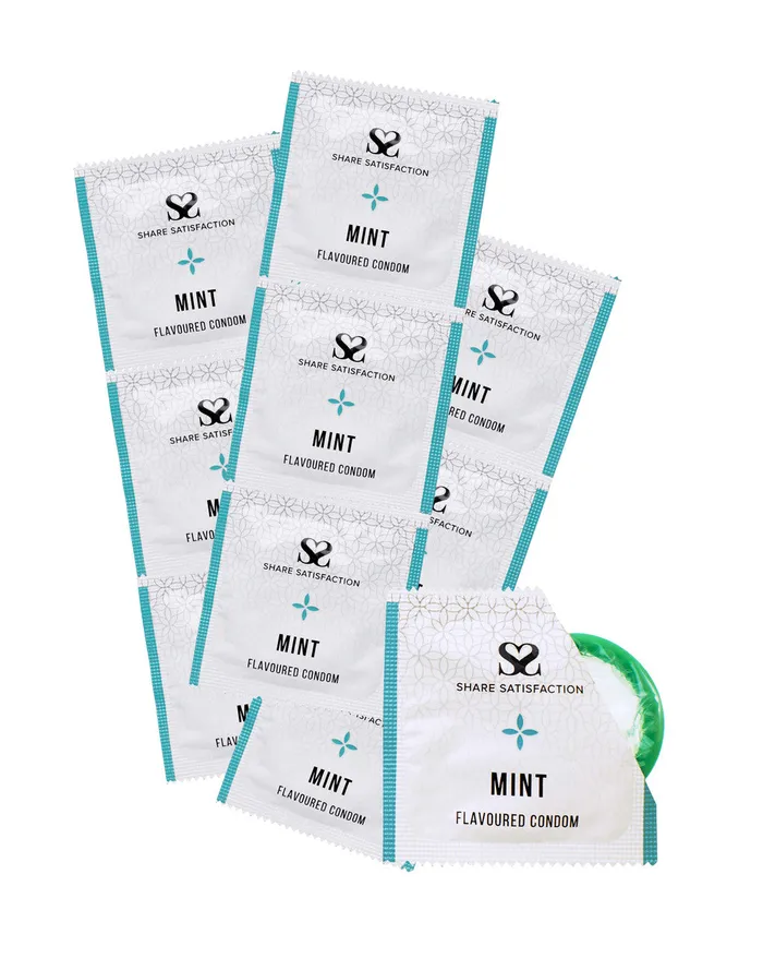 Share Satisfaction Flavoured Condoms 100 Pack | Share Satisfaction Enhancers