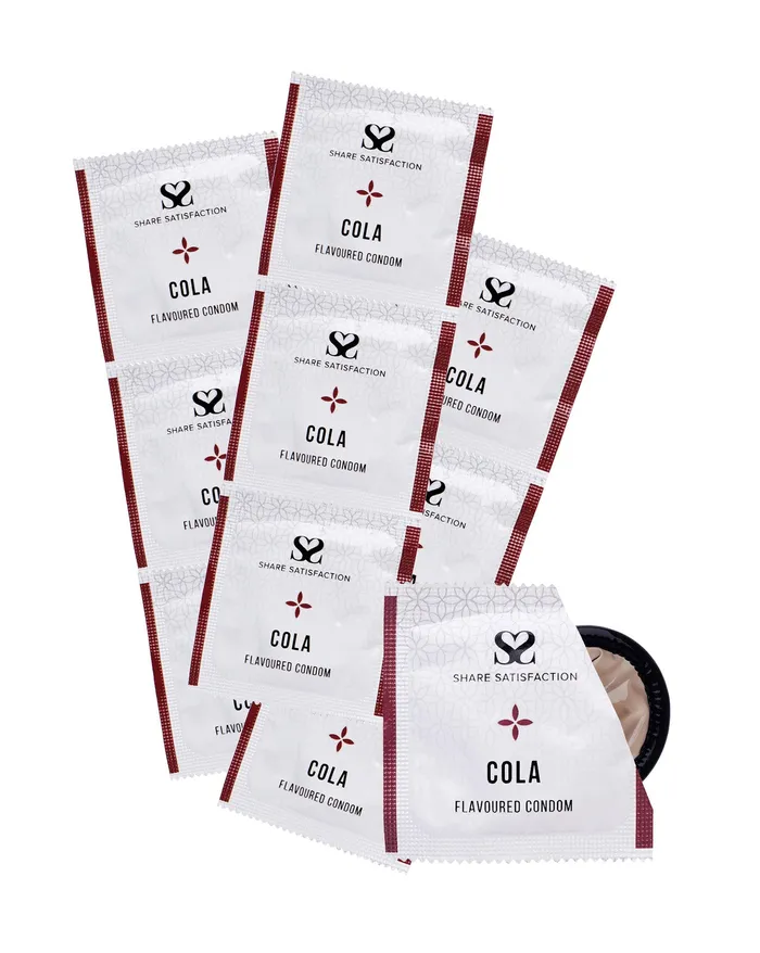 Share Satisfaction Flavoured Condoms 100 Pack | Share Satisfaction Enhancers