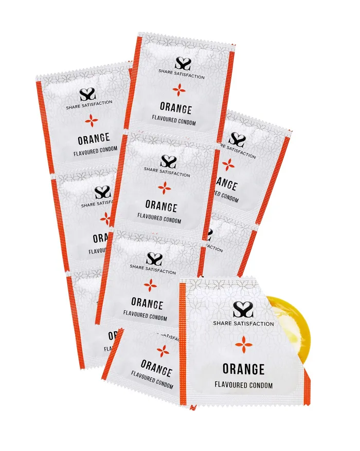 Share Satisfaction Flavoured Condoms 100 Pack | Share Satisfaction Enhancers
