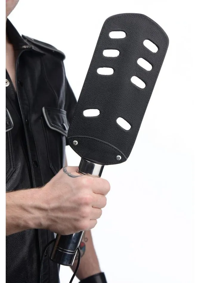 Strict Leather Restraints | Strict Leather Paddle with Slots