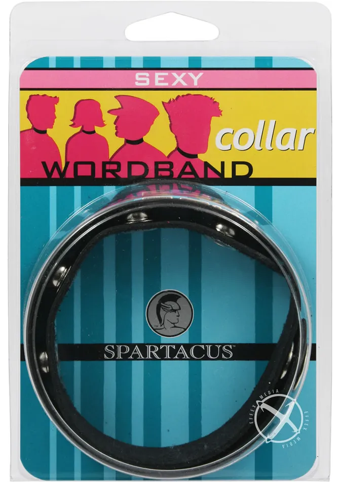 Vibrators Agb Dba Spartacus Enterprises Wordband Collar Sexy