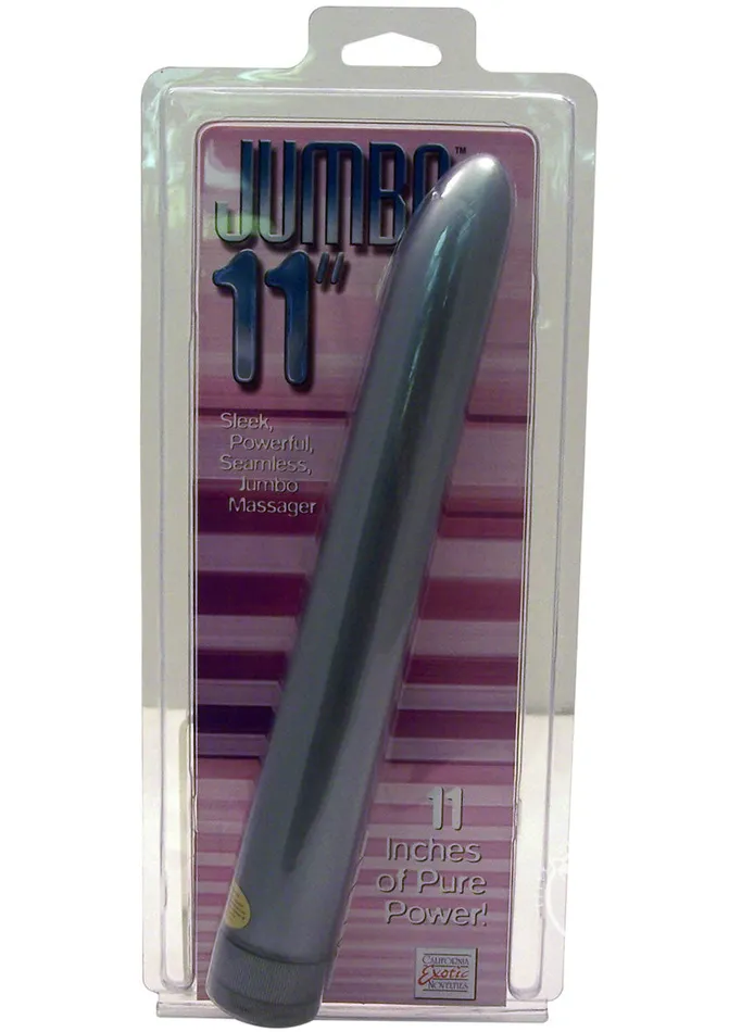 Vibrators California Exotic Novelties Jumbo 11 Massager Platinum