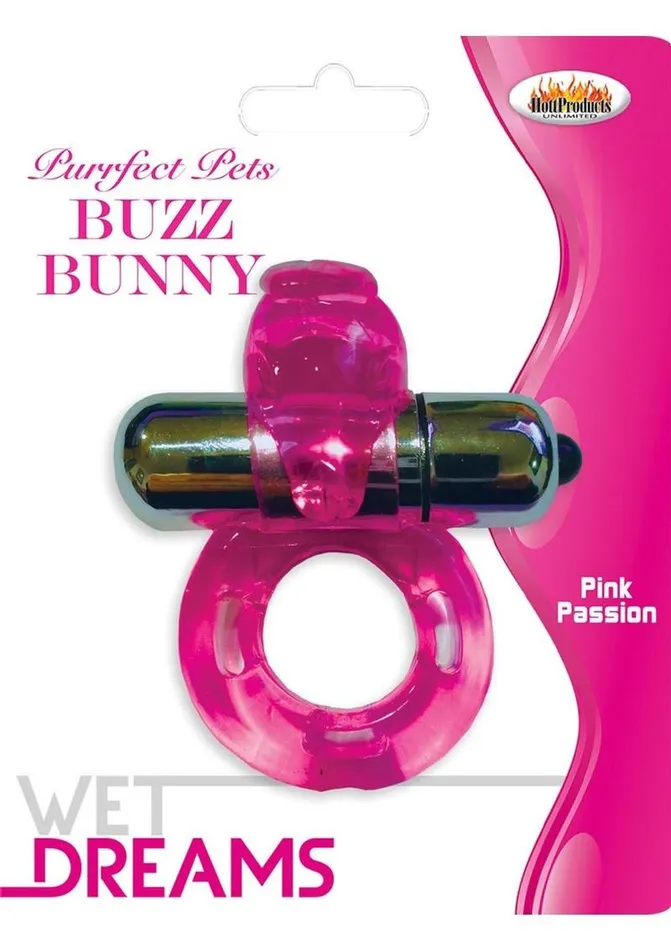 Wet Dreams Female Sex Toys | Purrfect Pets Buzz Bunny Stimulator with Vibrating Bullet