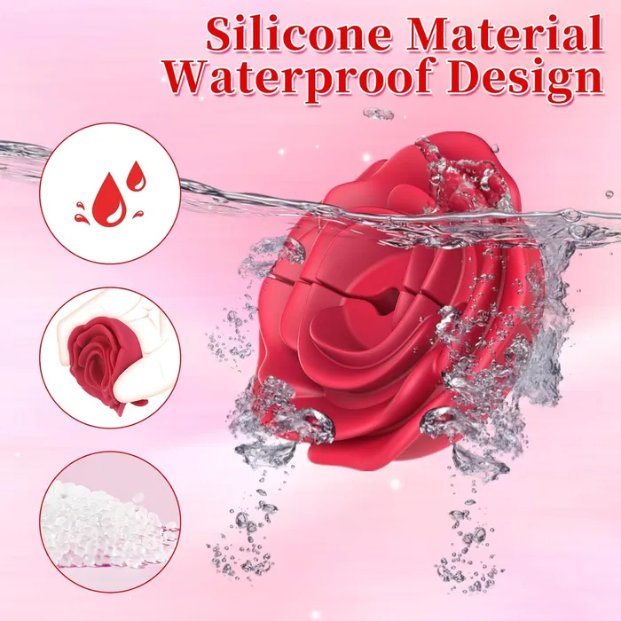 Aimitoy Couples | Rose Vibrating Nipple Clamps Sex Toys Pleasure Women