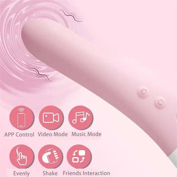 Aimitoy Vibrators | APP Controlled Vibrating Scissors Vibrator Black