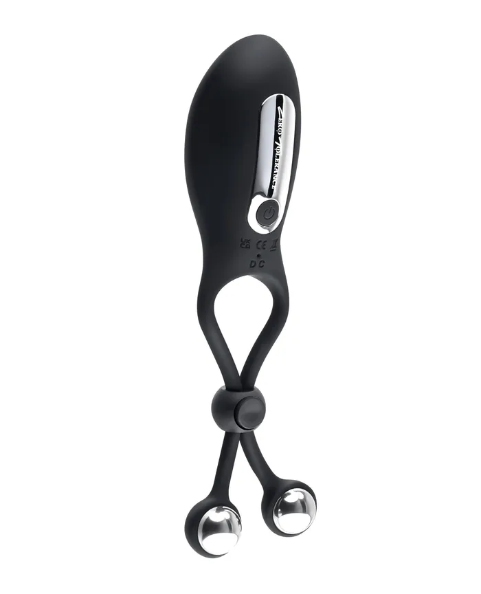Anal | Zero Tolerance Zero Tolerance The Big Bang Adjustable Tapping Ring w/Steel Balls - Black