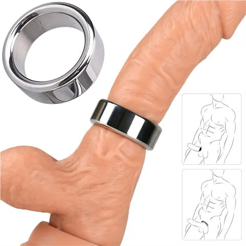 Male Sex Toys | Aimitoy Stainless Steel Cock Ring Male Delaying Ejaculation Penis Ring