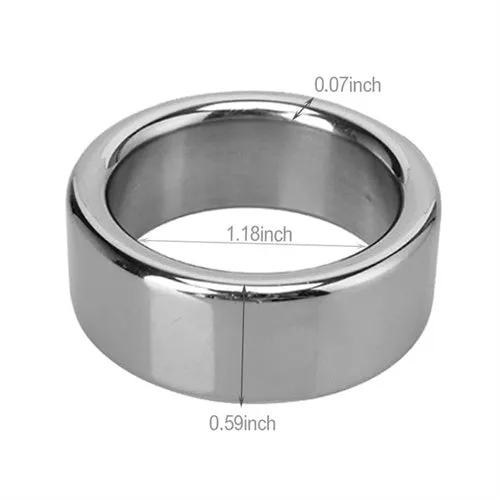 Male Sex Toys | Aimitoy Stainless Steel Cock Ring Male Delaying Ejaculation Penis Ring