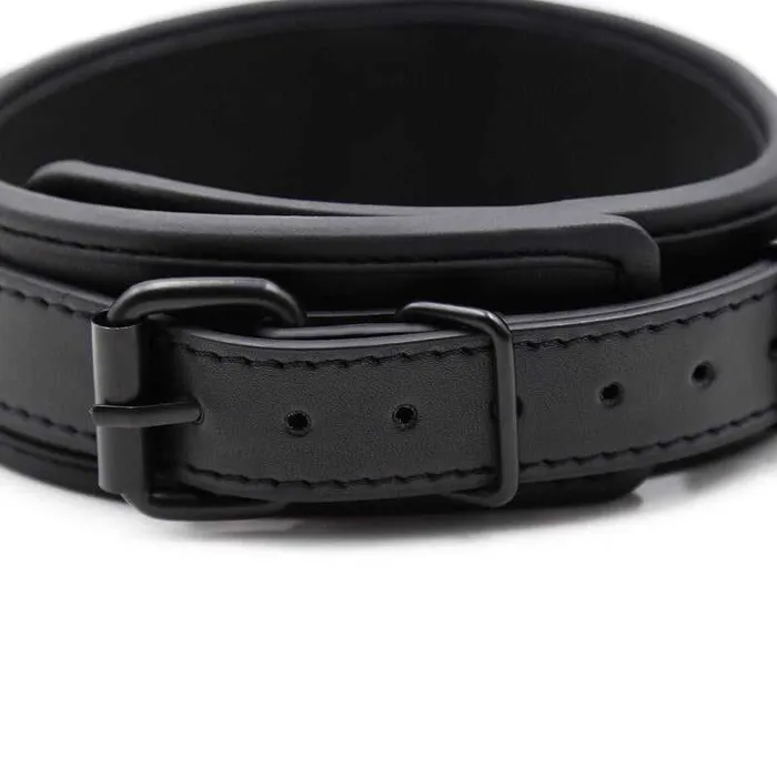 Restraints | Toys for Big Girls Atlas BDSM Leather Collar and Chain
