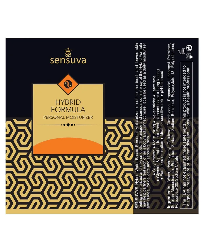 Sensuva Hybrid Personal Moisturizer - 4.23 oz Orange Creamsicle | Sensuva Vibrators